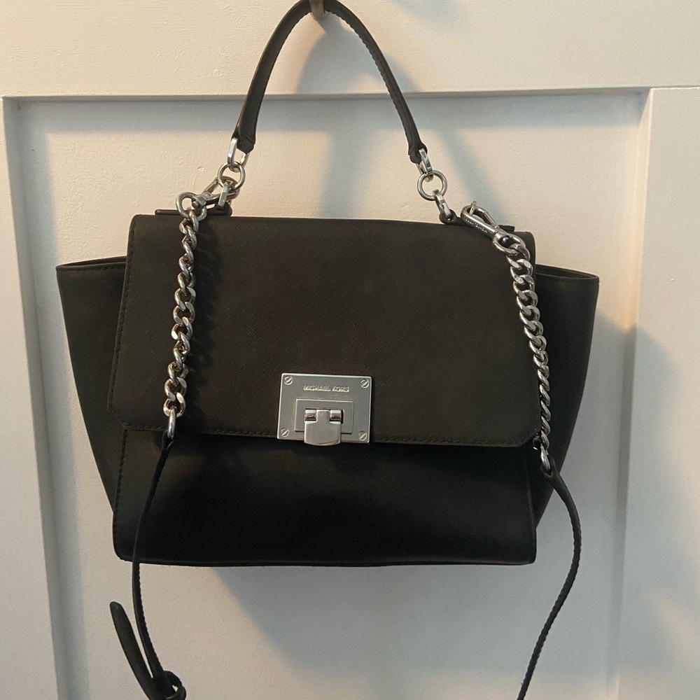 Michael Kors Black Satchel Bag